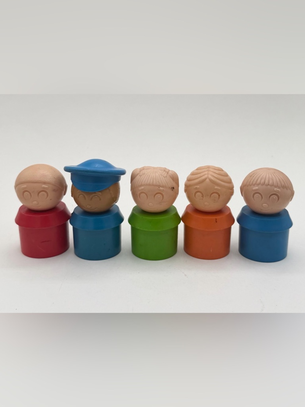 Lil Tuppers Tupperware Tuppertoys People Figure Grandma Police Cop Kids Lot of 5
